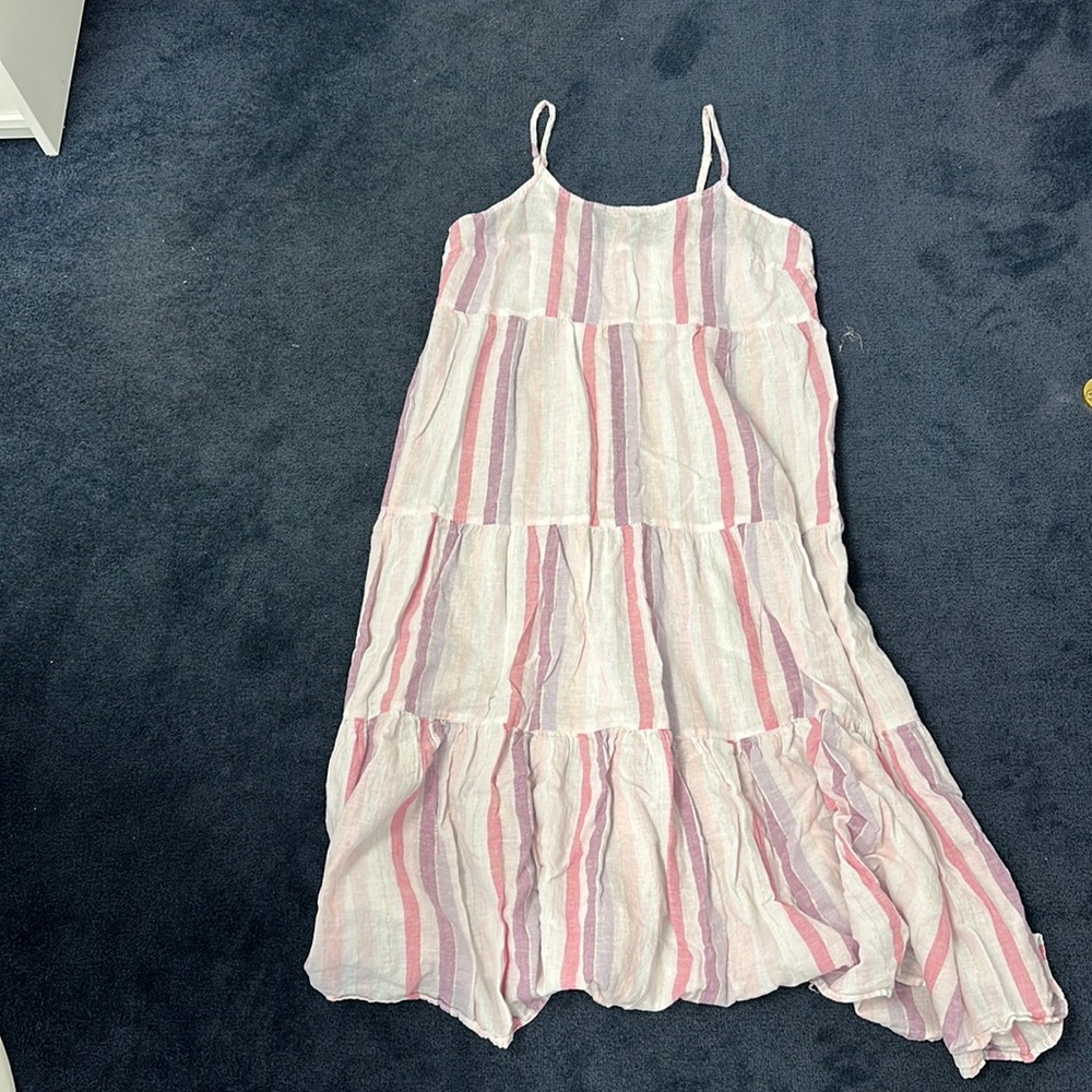 Beachlunchlounge tiered midi sundress size XL